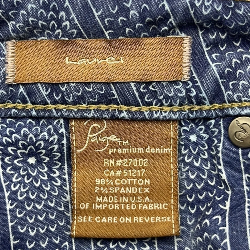 Paige Premium Denim Laurel Shorts Size 28